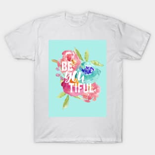 beYOUtiful Floral T-Shirt